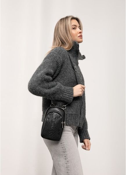 Жіноча сумка Sambag Modena 0GS Принт крокодила 96193070 фото