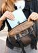 Большая женская поясная сумка бананка для планшета Sambag DynamicDart орех 80411700 фото 9