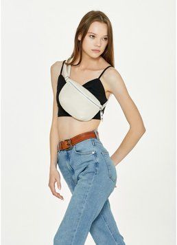 Сумка на пояс бананка Sambag Polo SQO молочная 86129011 фото