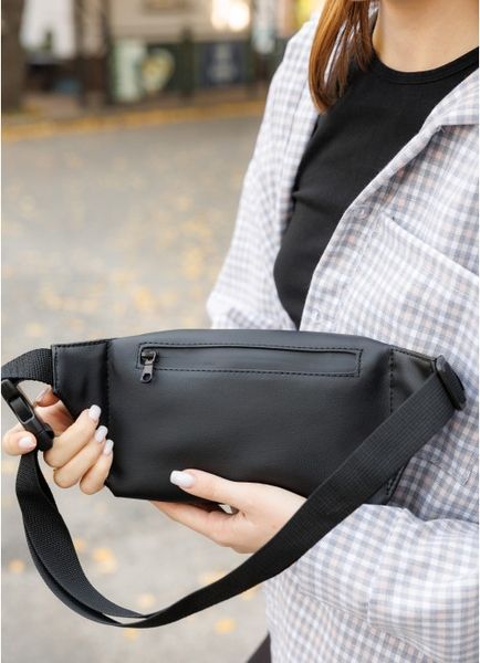 Сумка на пояс бананка Sambag Tirso Slim черная водостойкая 80119001 фото
