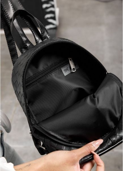 Жіночий міні рюкзак Sambag Mane чорний 18228067 фото