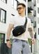 Сумка через плечо бананка Sambag Flex черная тканевая 85351065m фото 2