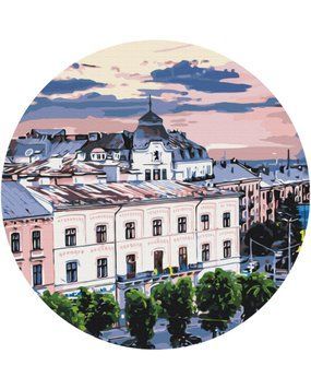 Картина за номерами Вид на Чернівці &copy; Oksana Ermoshenko RC00069L фото