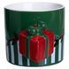 Чашка порцелянова новорічна Merry Christmas 400 (мл) Зелена Yiwu FM-CS-49GR FM-CS-49GR фото 5
