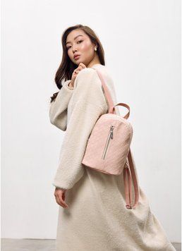 Женский мини рюкзак Sambag Mane розовый 18228066 фото