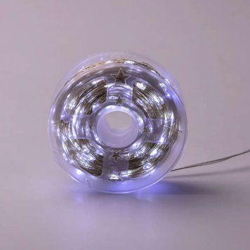 Гірлянда Роса з пультом 100 м, 1000 LED, краплі, білий провід, біле світіння 1000L100MWW фото