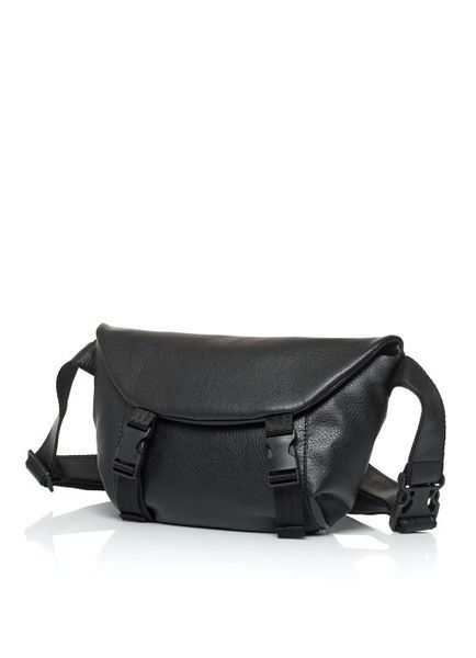 Женская сумка на пояс бананка Sambag Tirso Max черная 80551001 фото